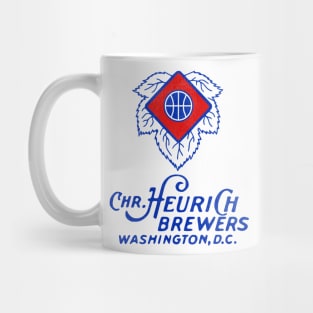 Defunct Washington Heurich Brewers Basketball Team Mug